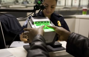 Fingerprint scanning at border control Fingerprint scanning at border control