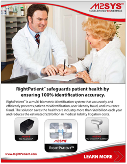 RightPatient&trade; biometric technology Brochure