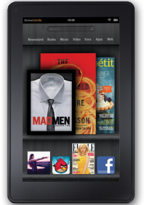 RightPatient healthcare biometrics patient identification system gave away a free Kindle Fire at the 2012 HFMA show.