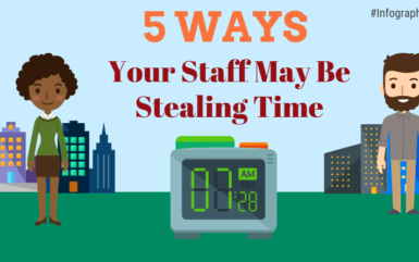 Infographics: 5 Ways Your Staff May Be Stealing Time