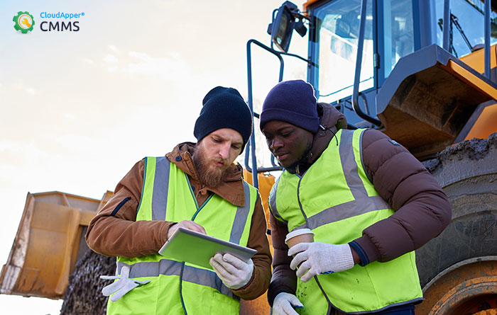 maintenance-workers-using-cloudapper-cmms-for-heavy-equipment-maintenance