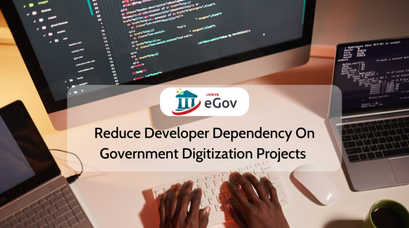 Reduce Developer Dependency On Government Digitization Projects